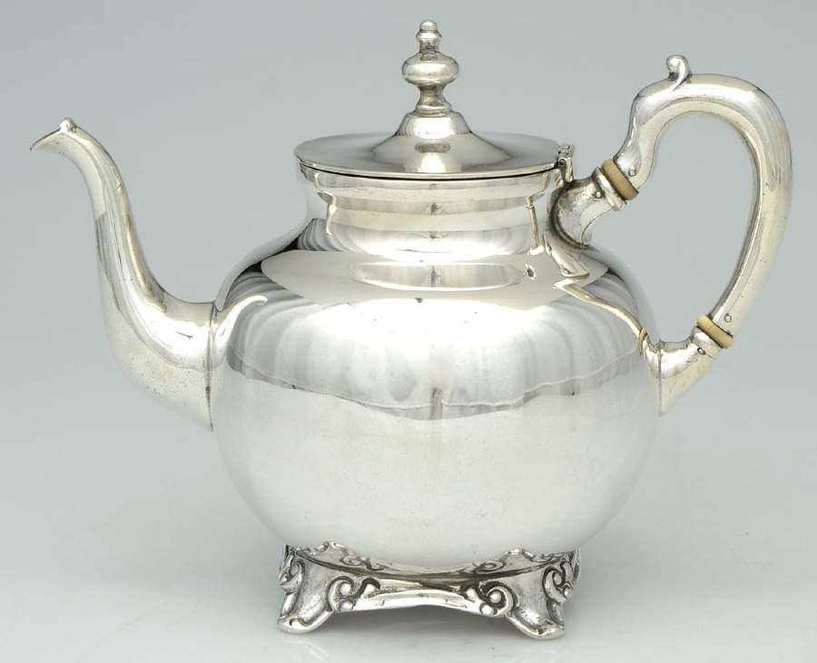 UNH13 (Sterling, Hollowware) Teapot by Unknown Manufacturer-1