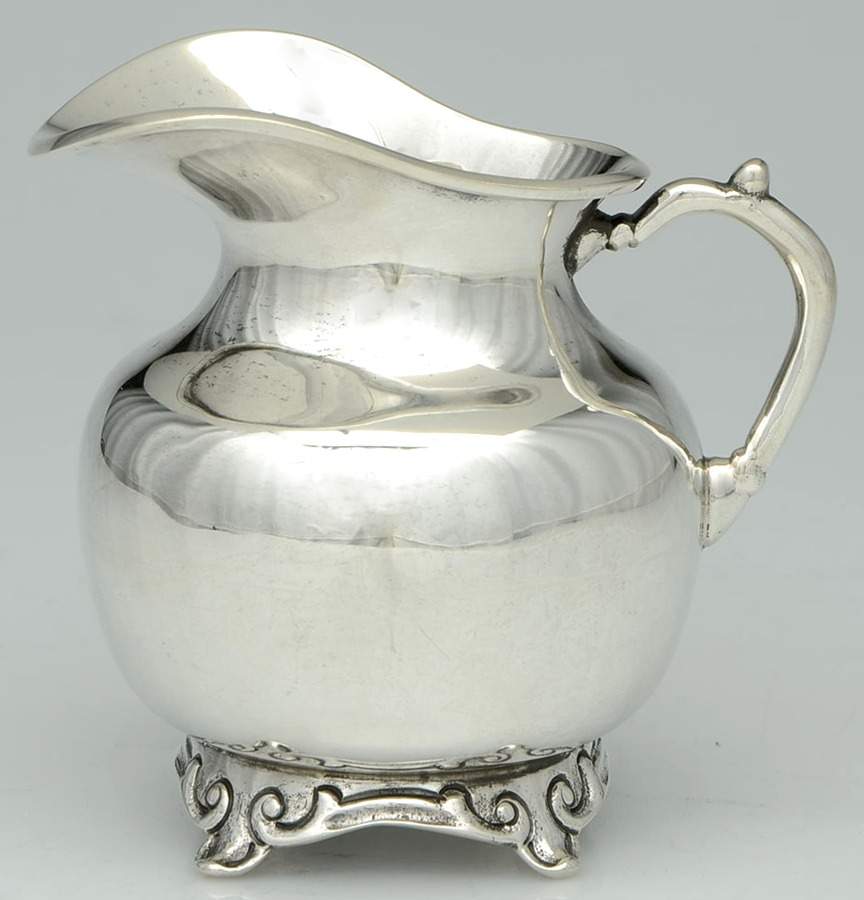 UNH13 (Sterling, Hollowware) Creamer by Unknown Manufacturer-1