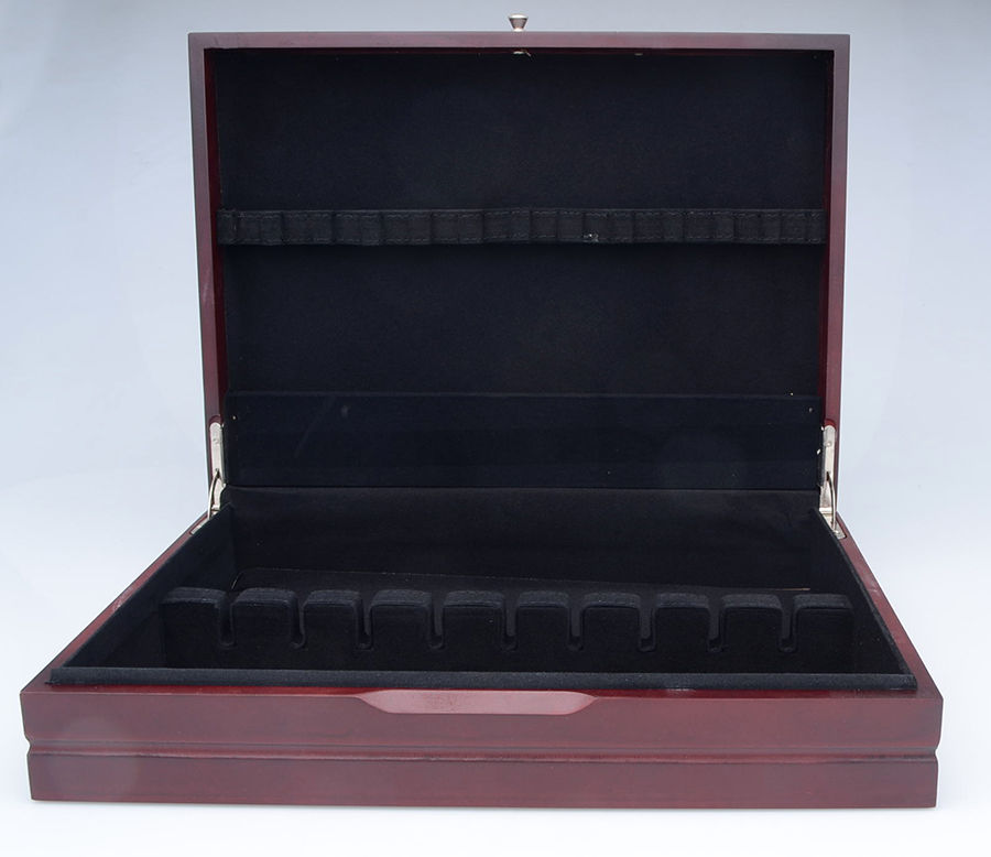 Flatware Chests-New and Vintage New No Drawer Flatware Chest by Unknown Mfg Silver-1