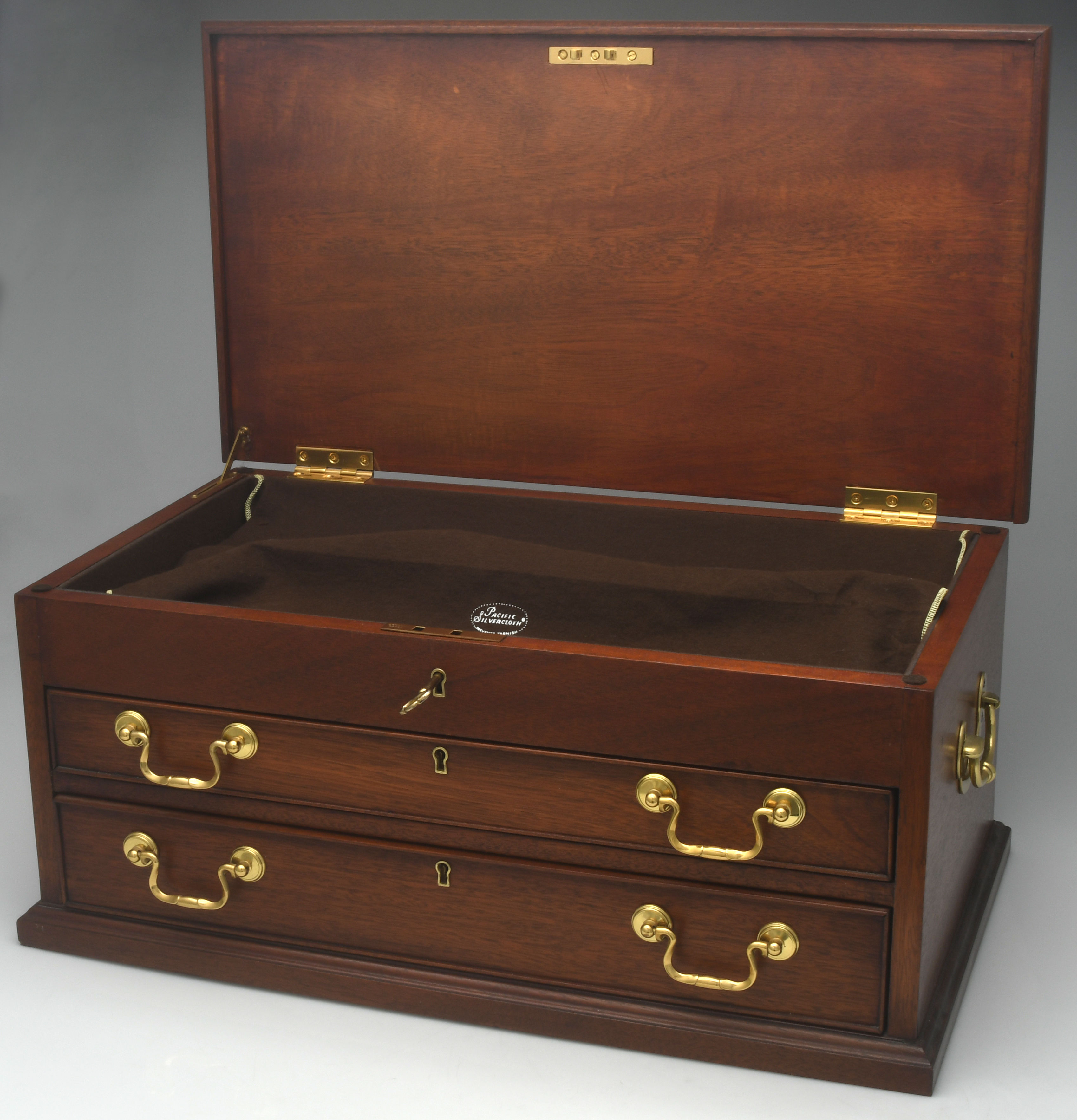 Flatware Chests-New and Vintage Standing Flatware Chest by Unknown Mfg Silver-9