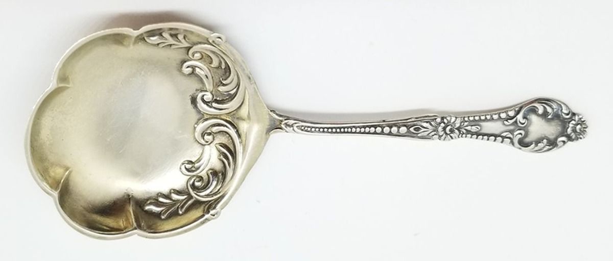 UNF2356 (Sterling) Solid Bon Bon Spoon by Unknown Mfg Silver-1