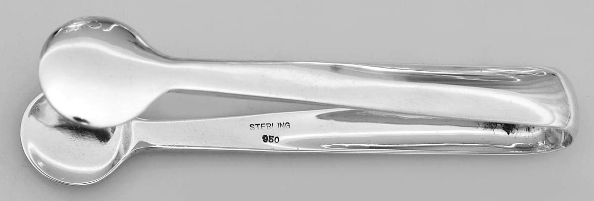 UNH27 (Sterling, Hollowware) Sugar Tongs by Unknown Manufacturer-1