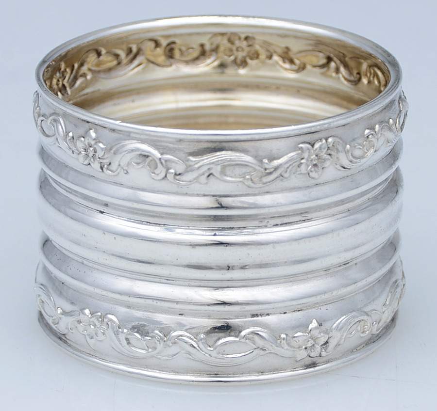 2696 (Sterling, Hollowware) Napkin Ring by Unknown Manufacturer-1