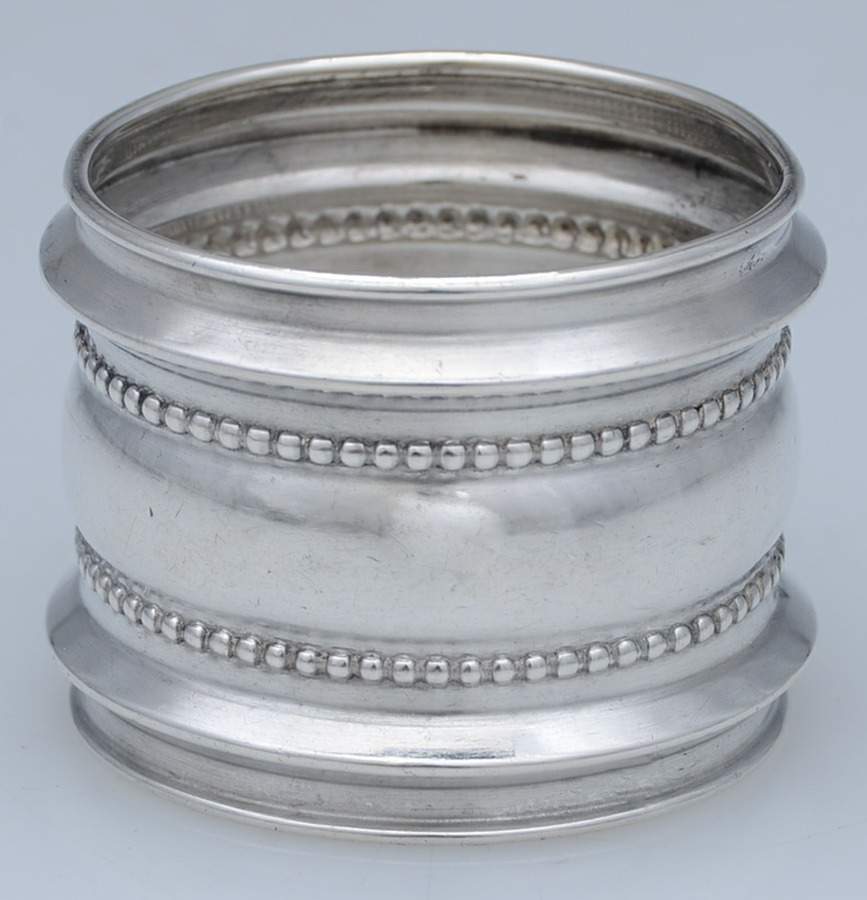57 (Sterling, Hollowware) Napkin Ring by Unknown Manufacturer-1