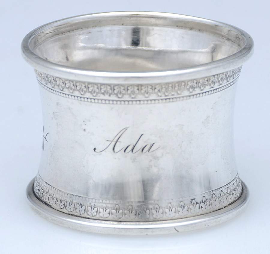 642 (Sterling, Hollowware) Napkin Ring by Unknown Manufacturer-1