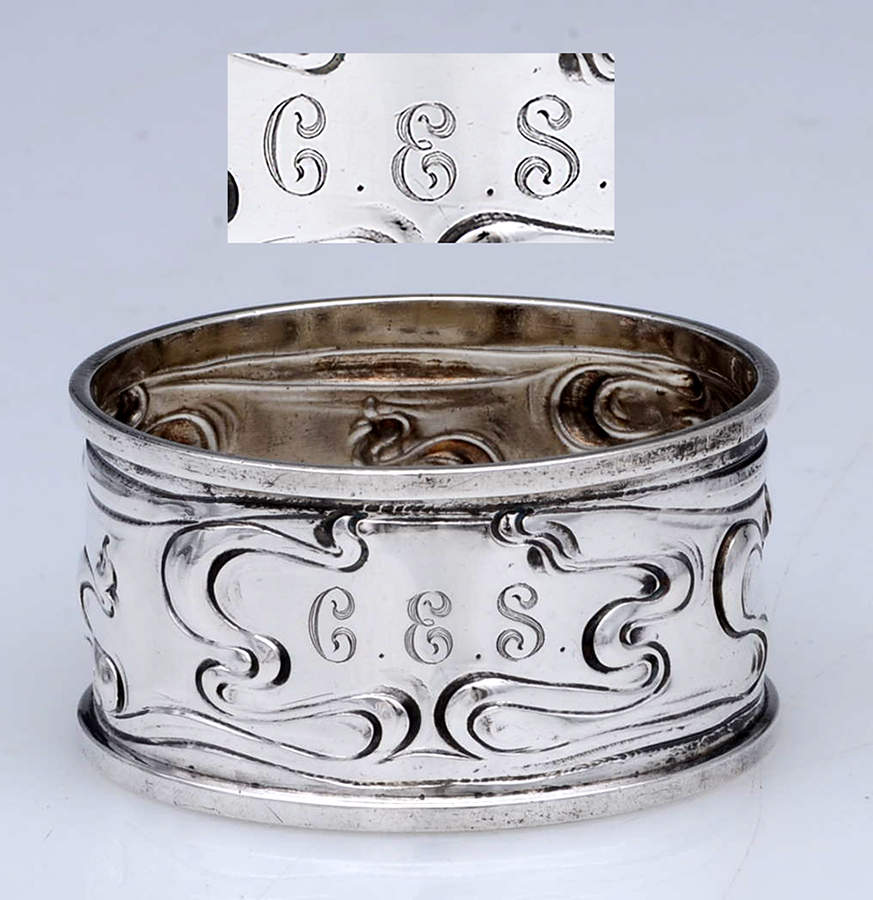 Sterling Napkin Rings Napkin Ring by Unknown Manufacturer-1