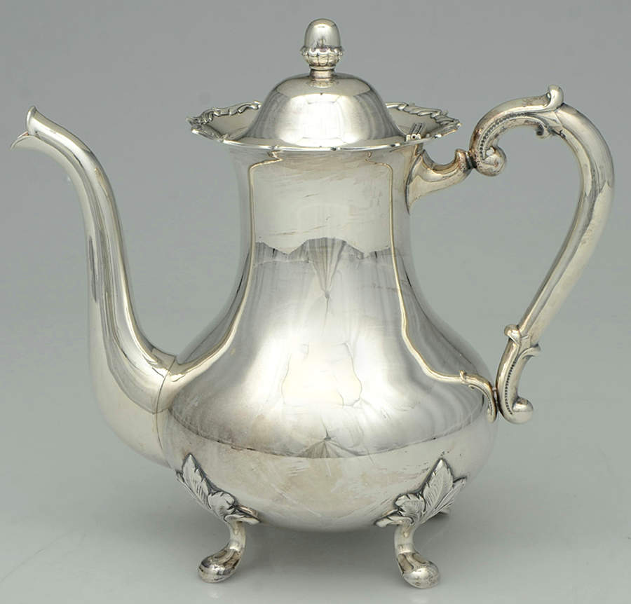 UNH48 (Sterling, Hollowware) Coffee Pot by Unknown Manufacturer-1