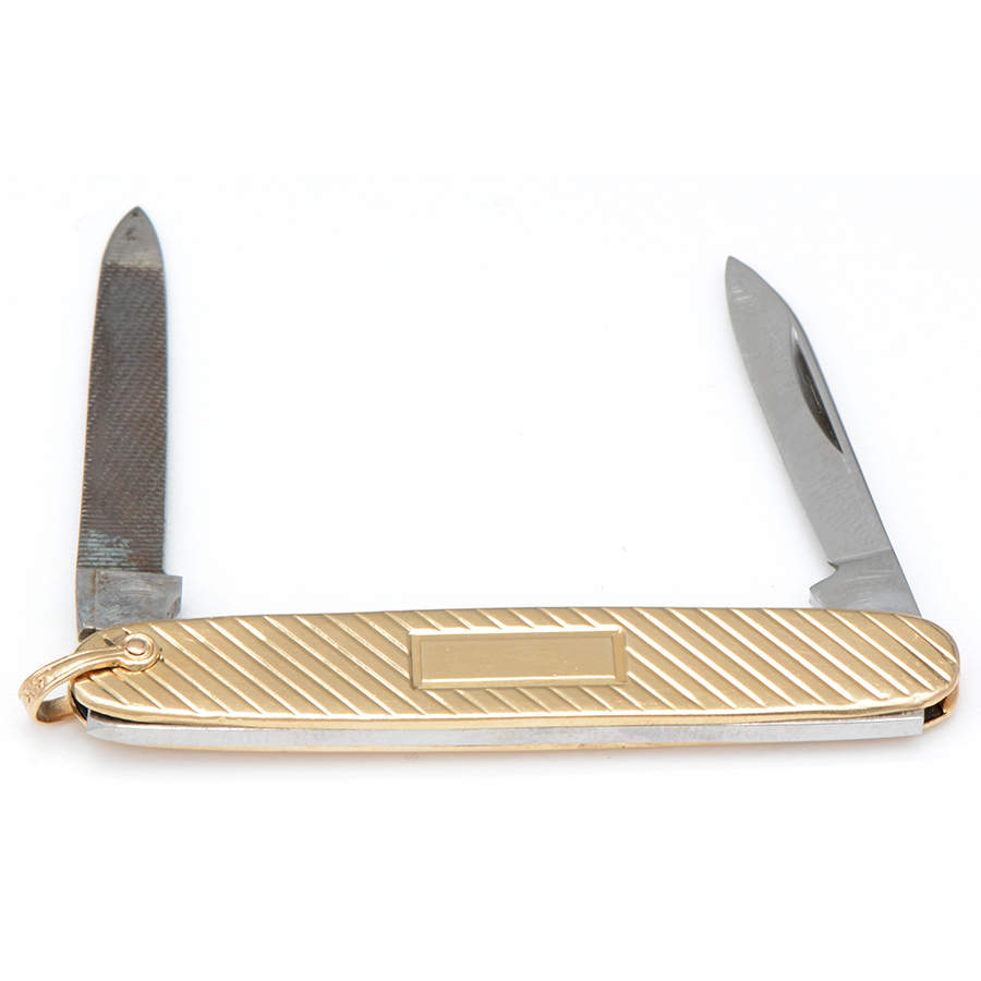 Gold Hollowware 2" Pocket Knife by Unknown Manufacturer-3