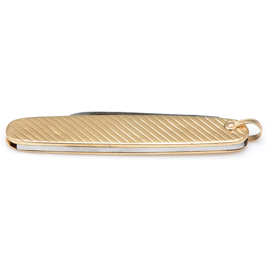 Gold Hollowware 2" Pocket Knife by Unknown Manufacturer-2