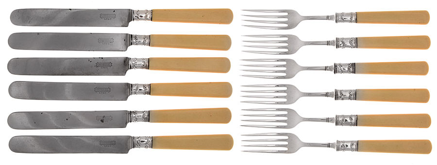 UNV3 (Sterling) 12 Piece Set (6 K2OF & 6 F2H) by Universal-1