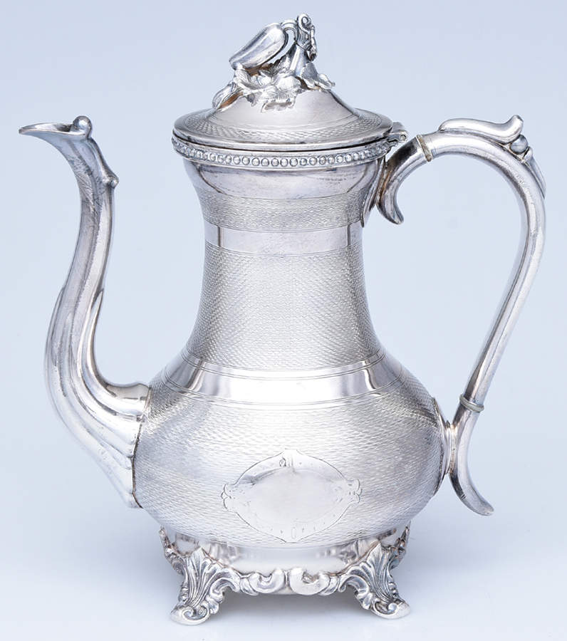 6500 (Silverplate, Hollowware) Silverplate Coffee Pot by Unknown Manufacturer-1