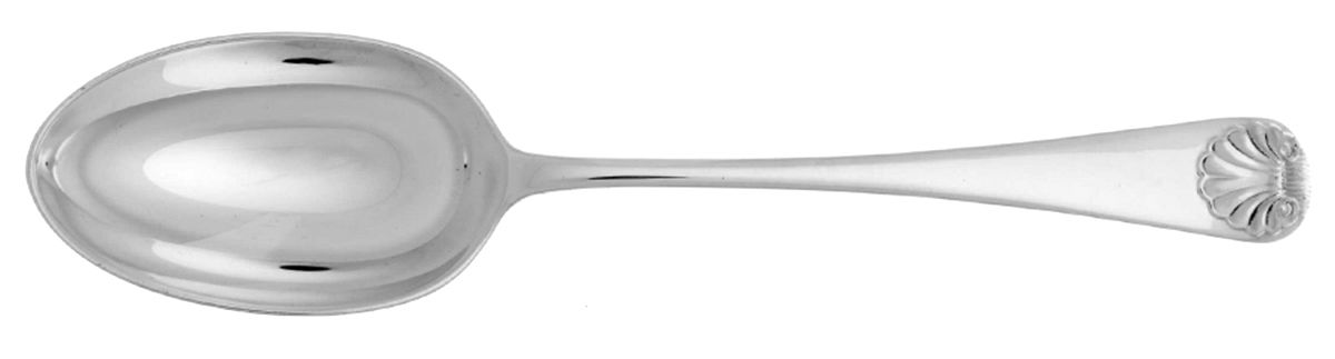 Old English Shell (Sterling) Teaspoon by Unknown Mfg Silver-1