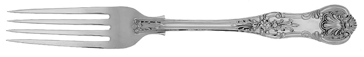 Queens-Sterling Fork by Unknown Mfg Silver-1