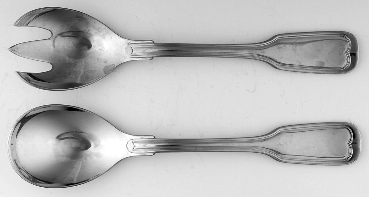 Montgelas (Stainless) Medium 2-Piece Salad Set, Solid Pieces by Villeroy & Boch-1