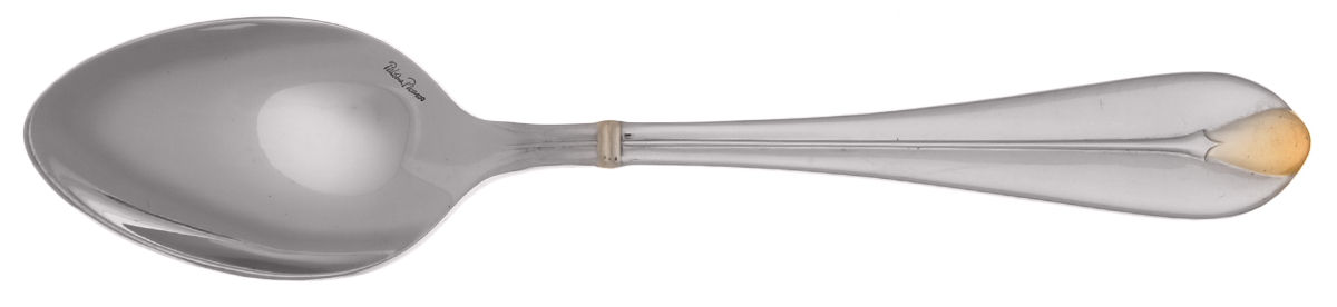 Pearl-Gold (Stainless, Gold Accent) Place/Oval Soup Spoon by Villeroy & Boch-1