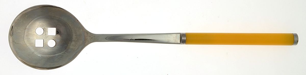 Play-Yellow (Stainless) Pierced Tablespoon (Serving Spoon) by Villeroy & Boch-1