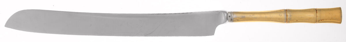 Gold Cane (Gold Electroplate) Wedding Cake Knife with Stainless Blade HC by Viners of Sheffield-1