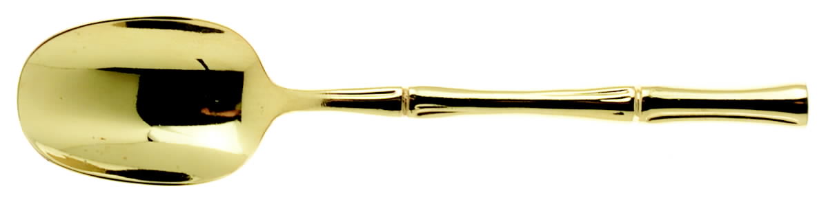 Gold Cane (Gold Electroplate) Sugar Spoon by Viners of Sheffield-1
