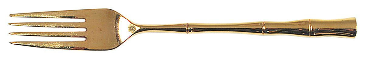 Gold Cane (Gold Electroplate) Fork by Viners of Sheffield-1
