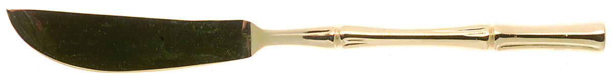 Gold Cane (Gold Electroplate) Flat Handle Master Butter Knife by Viners of Sheffield-1