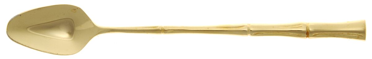 Gold Cane (Gold Electroplate) Iced Tea Spoon by Viners of Sheffield-1