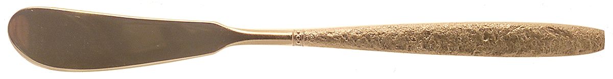 Golden Firense (Gold Electroplate) Flat Handle Butter Spreader by Viners of Sheffield-1