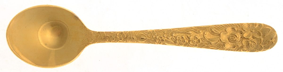 VS12 (GOLD ELEC) Demitasse Spoon by Viners of Sheffield-1