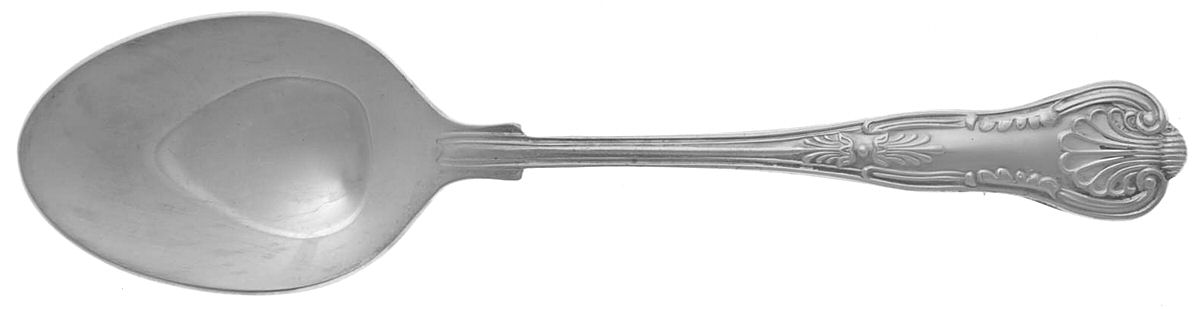 Kings Royal (Silverplate) Place/Oval Soup Spoon by Viners of Sheffield-1
