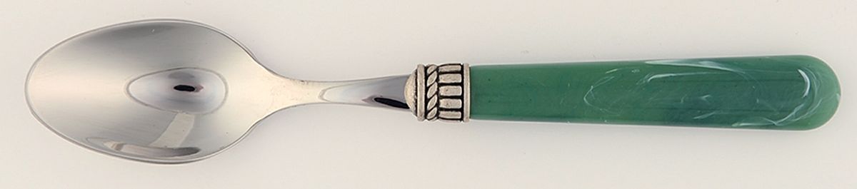 Florentine-Marbelized Light Green Teaspoon by Vietri-1