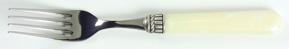 Florentine-Marbleized Ivory Fork by Vietri-1