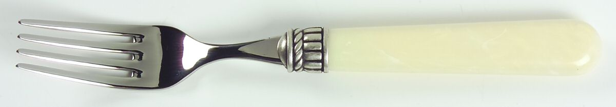 Florentine-Marbleized Ivory Individual Salad Fork by Vietri-1