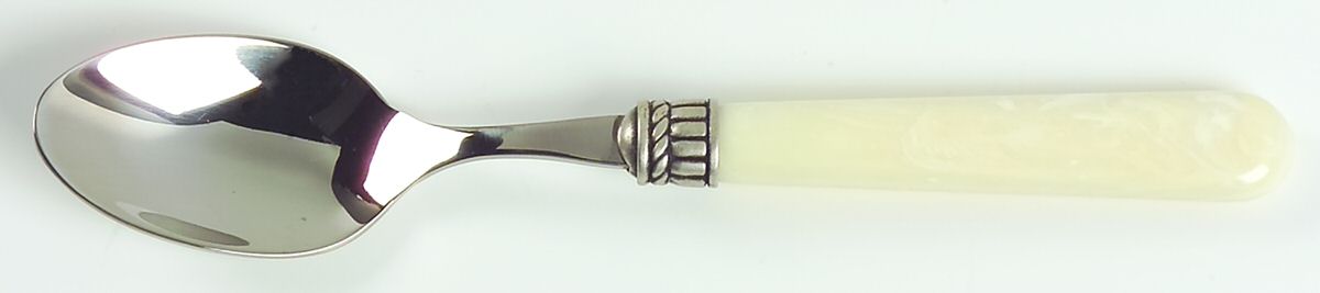 Florentine-Marbleized Ivory Teaspoon by Vietri-1