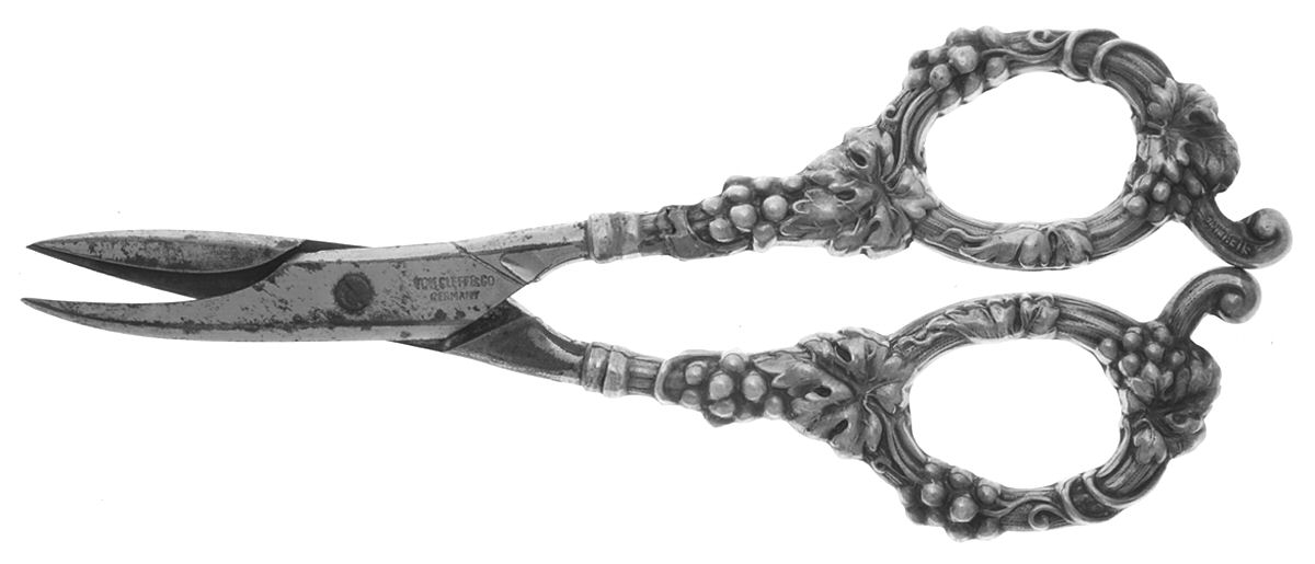 VCF1 (STERLING) Grape Shears with Hollow Handle by Vom Cleff-1