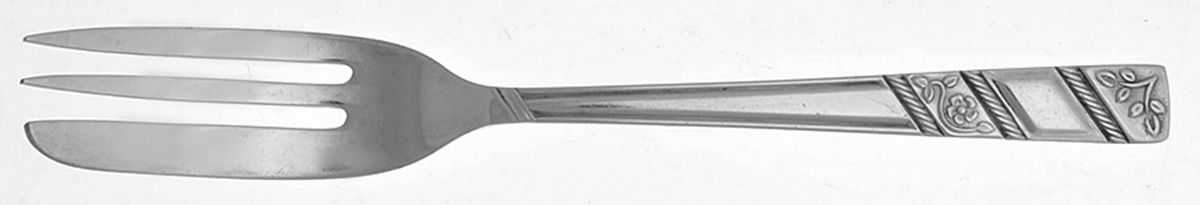 VS22 (SILVERPLATE) Dessert Fork by Viners of Sheffield-1