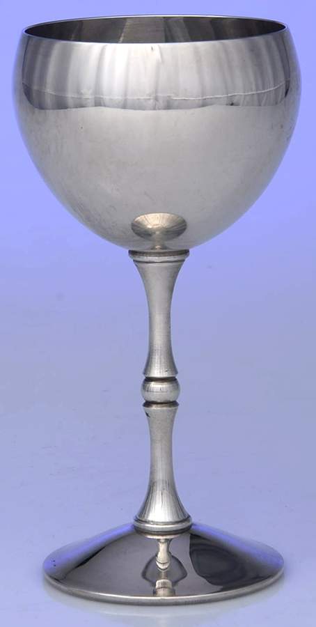 VRO1 (SILVERPLATE HOLLOWWARE) Silverplate Wine Goblet by Valero-1