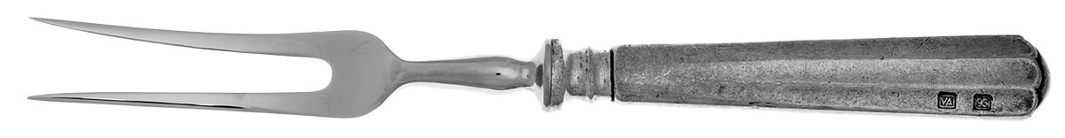 Ilton (Pewter) Small Steak Carving Fork with Stainless Prongs by Valpeltro-1