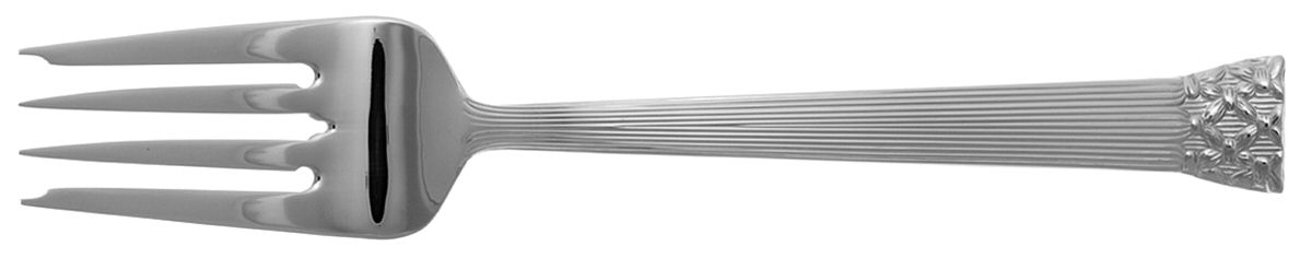 Soie (Stainless) Medium Solid Cold Meat Serving Fork by Vera Wang-1