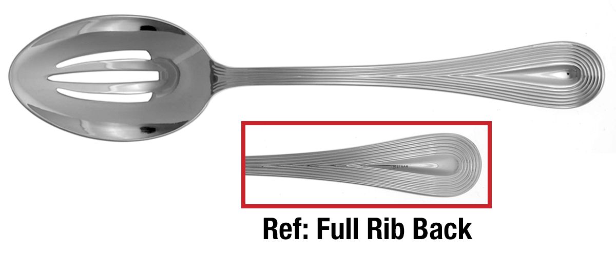 Lariat-Noveau (Stainless) Pierced Tablespoon (Serving Spoon) by Vera Wang-1