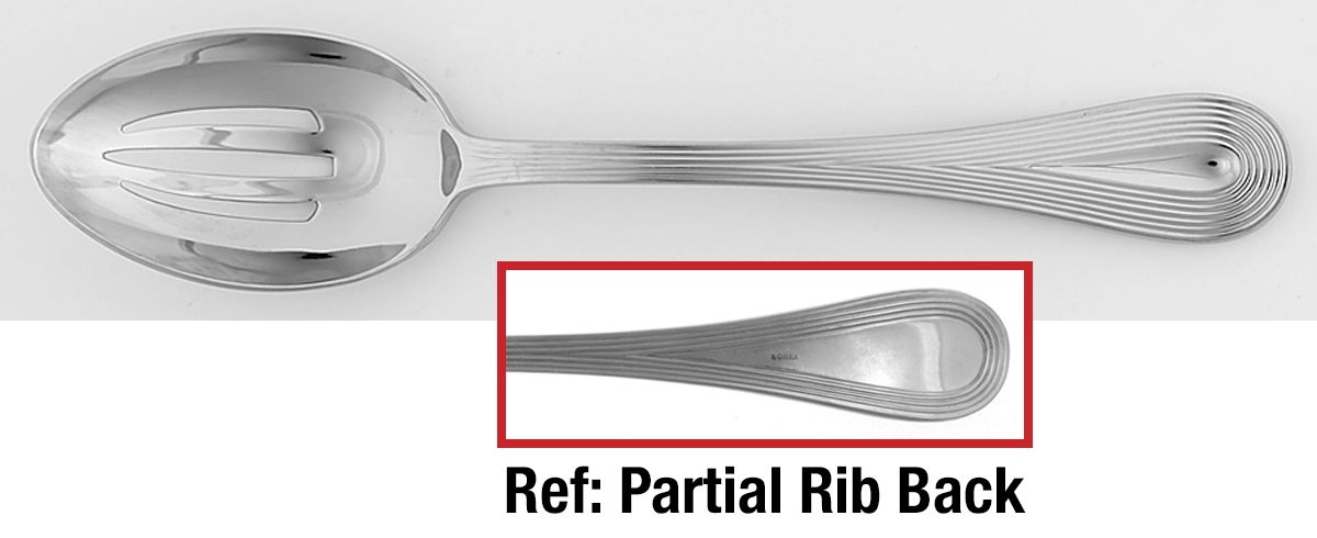 Lariat-Noveau (Stainless) Pierced Tablespoon (Serving Spoon) by Vera Wang-1