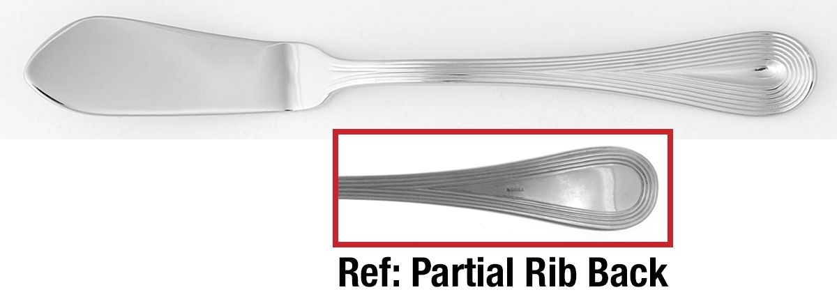 Lariat-Noveau (Stainless) Flat Handle Master Butter Knife by Vera Wang-1