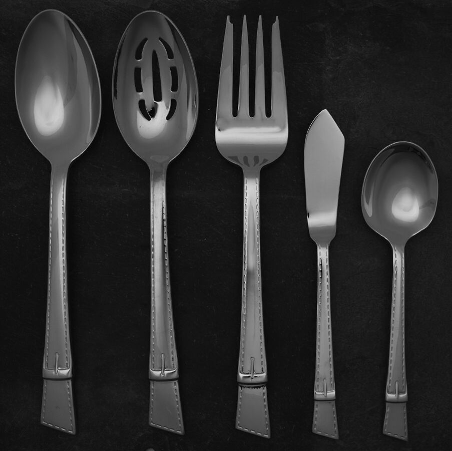 Equestrian (Stainless) 5 Piece Hostess Set by Vera Wang-1