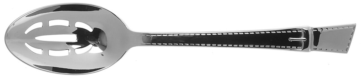 Equestrian (Stainless) Pierced Tablespoon (Serving Spoon) by Vera Wang-1