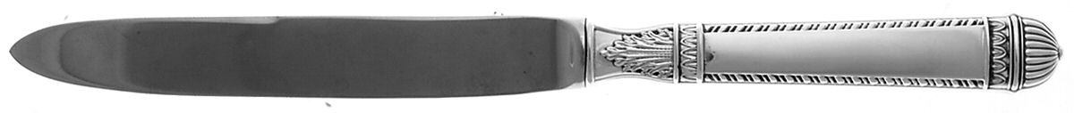 Bysantium (Sterling) Modern Hollow Knife by Vera Wang-1