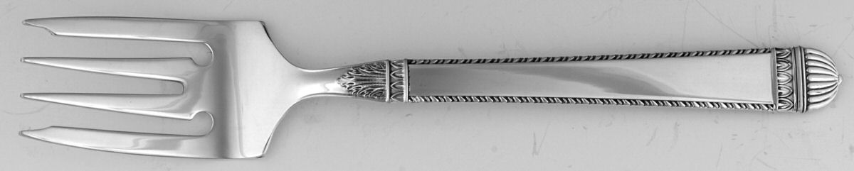 Bysantium (Sterling) Medium Solid Cold Meat Serving Fork by Vera Wang-1