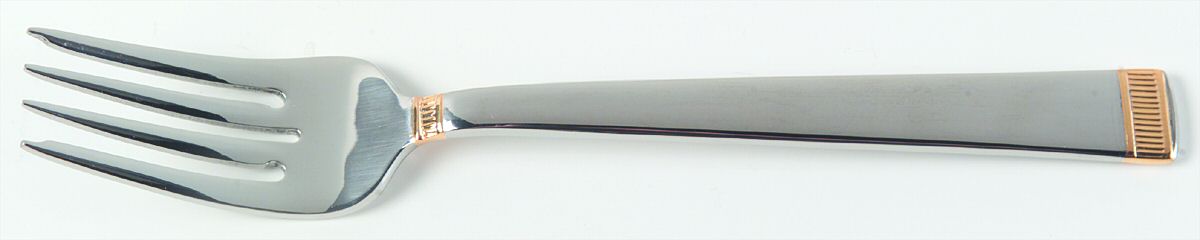 Gold Chime (Stainless, Gold Accent) Individual Salad Fork by Vera Wang-1