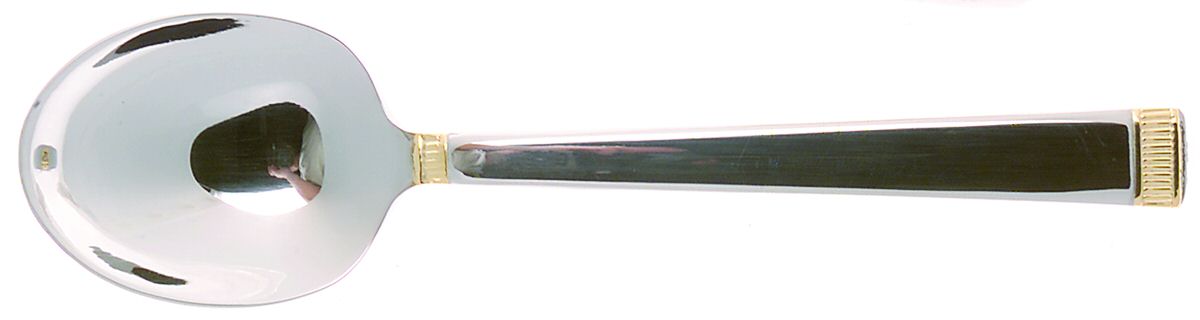 Gold Chime (Stainless, Gold Accent) Sugar Spoon by Vera Wang-1