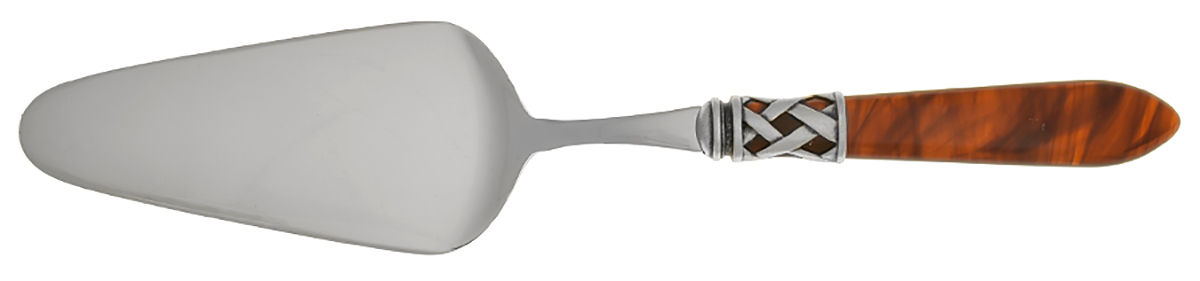 Aladdin-Tortoiseshell (Antique Lattice) Pastry Server with Stainless Blade by Vietri-1