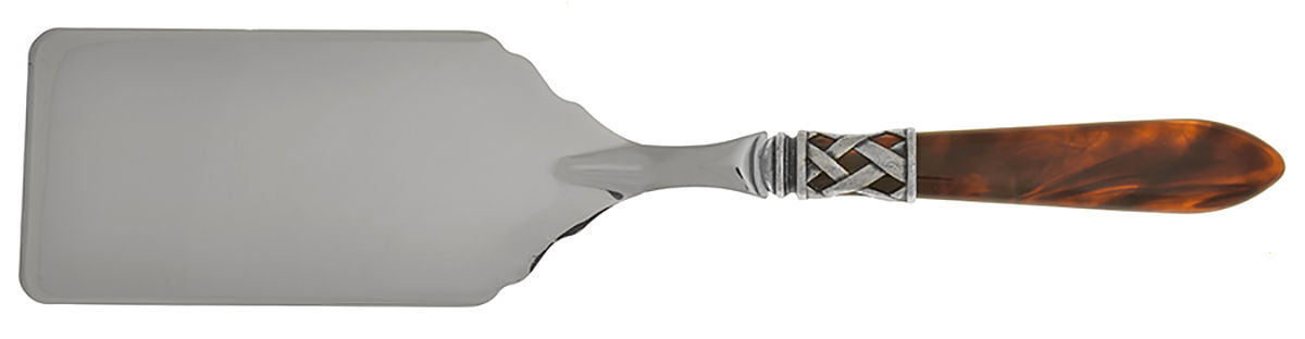 Aladdin-Tortoiseshell (Antique Lattice) Lasagna Server with Stainless Blade by Vietri-1