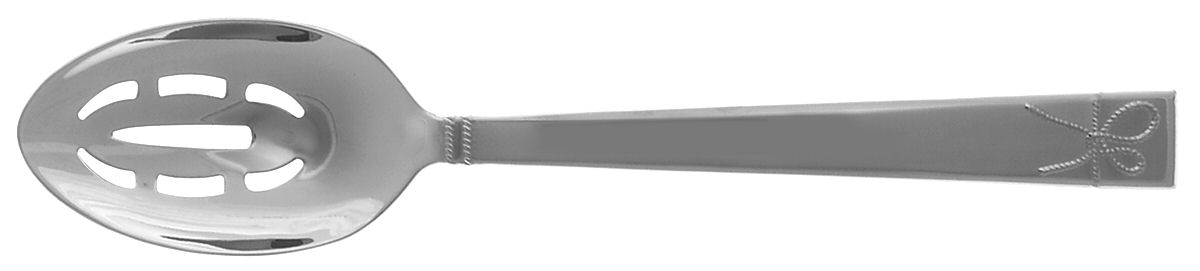 Love Knots (Stainless) Pierced Tablespoon (Serving Spoon) by Vera Wang-1
