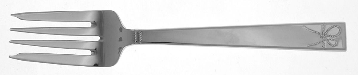 Love Knots (Stainless) Medium Solid Cold Meat Serving Fork by Vera Wang-1
